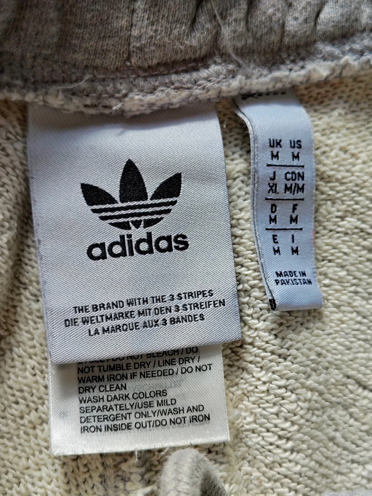 Shorts de hombre de tres rayas adidas Originals de felpa para entrenamiento – photo 3
